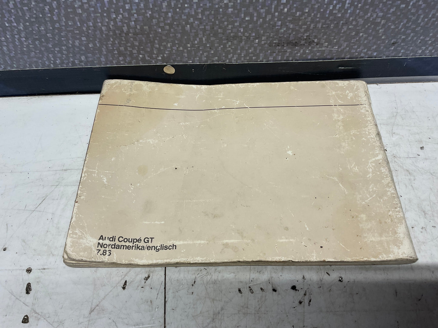 1987 Audi Coupe GT Owners Manual B2 (Copy)