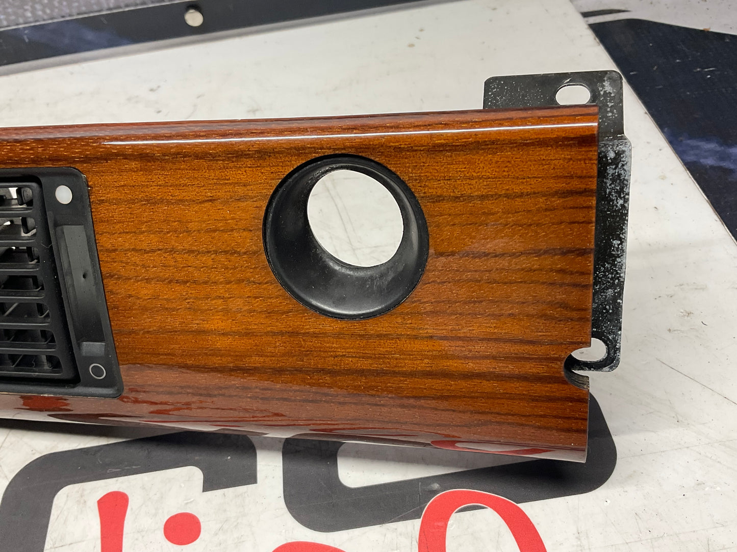 Dashboard Air Vent Zebrano Wood Trim Center Bezel 447853192 C3  200