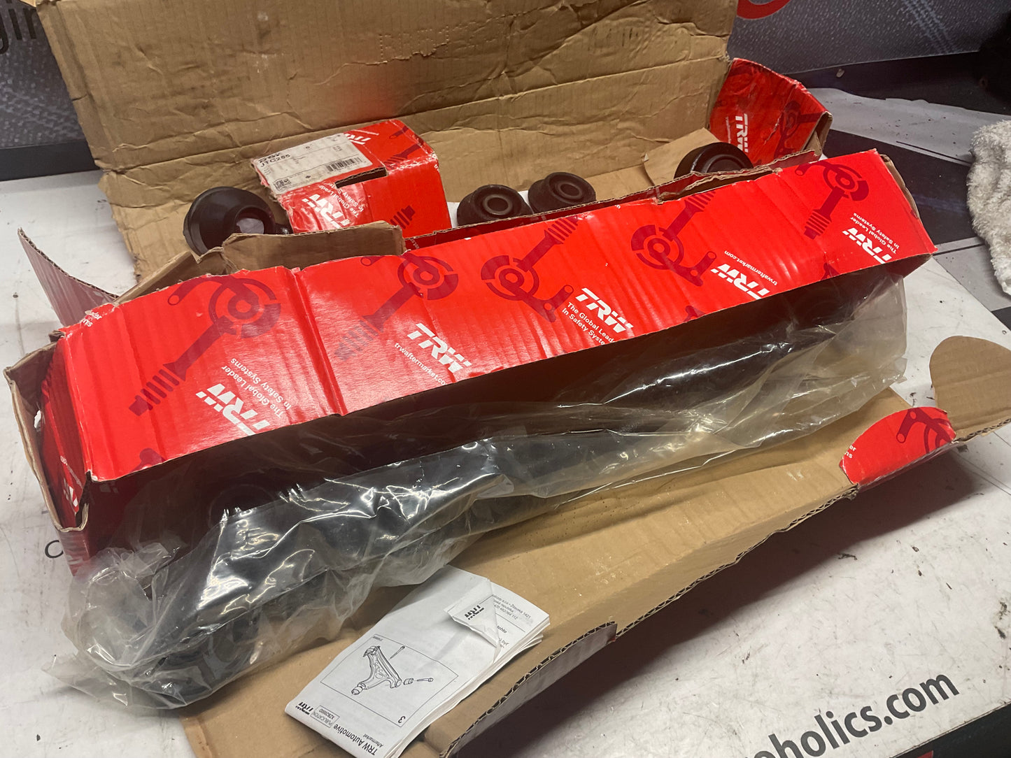 Driver & Passenger Front Lower Control Arm Set TRW C4 S4 S6  NEW
