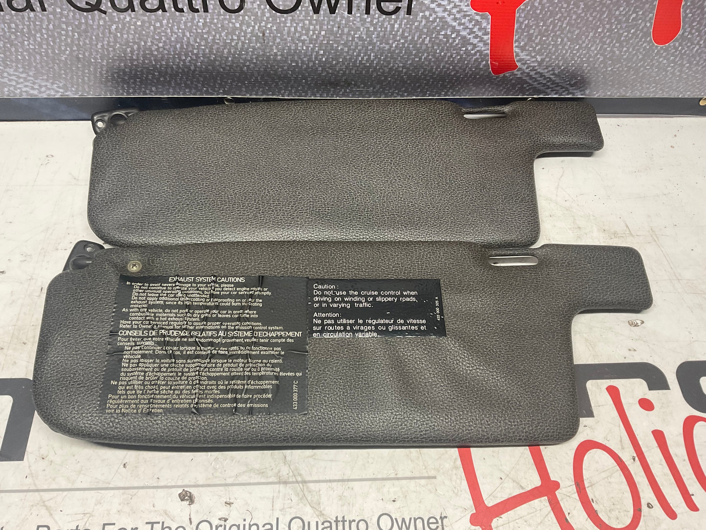 Sun Visor Set Brown 813857551 - 813857552  B2
