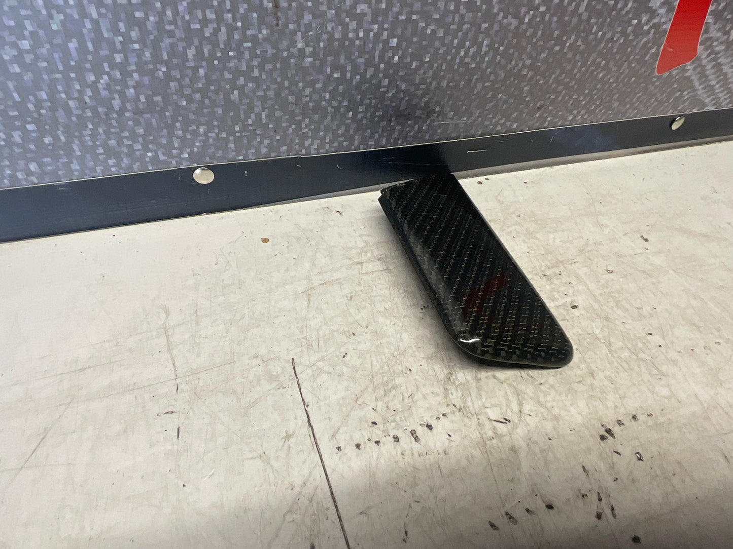 Passenger Rear Door Panel Carbon Fiber Trim Right  4A0867460  C4  UrS4