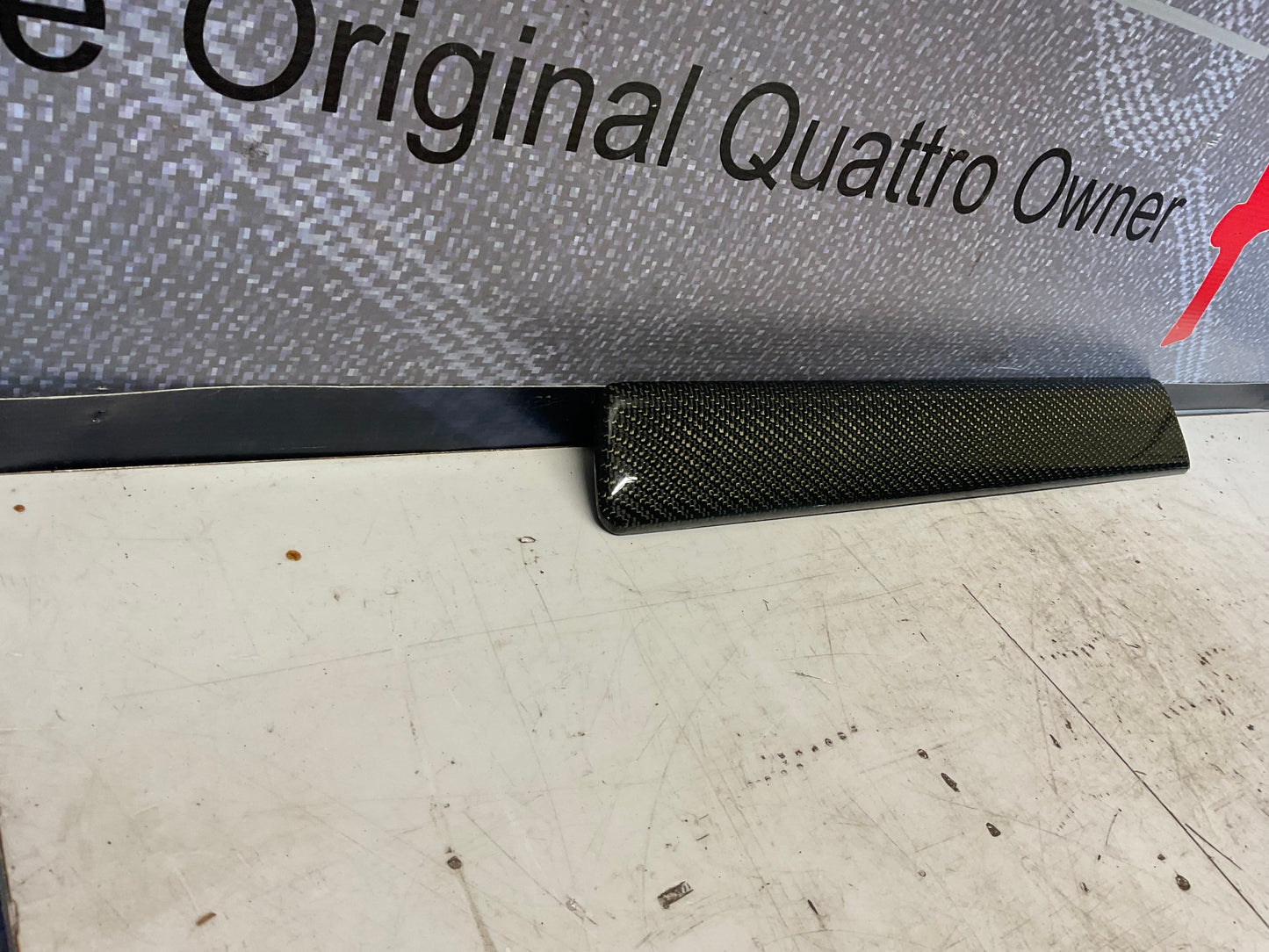 Passenger Rear Door Panel Carbon Fiber Trim Right  4A0867420  C4  UrS4