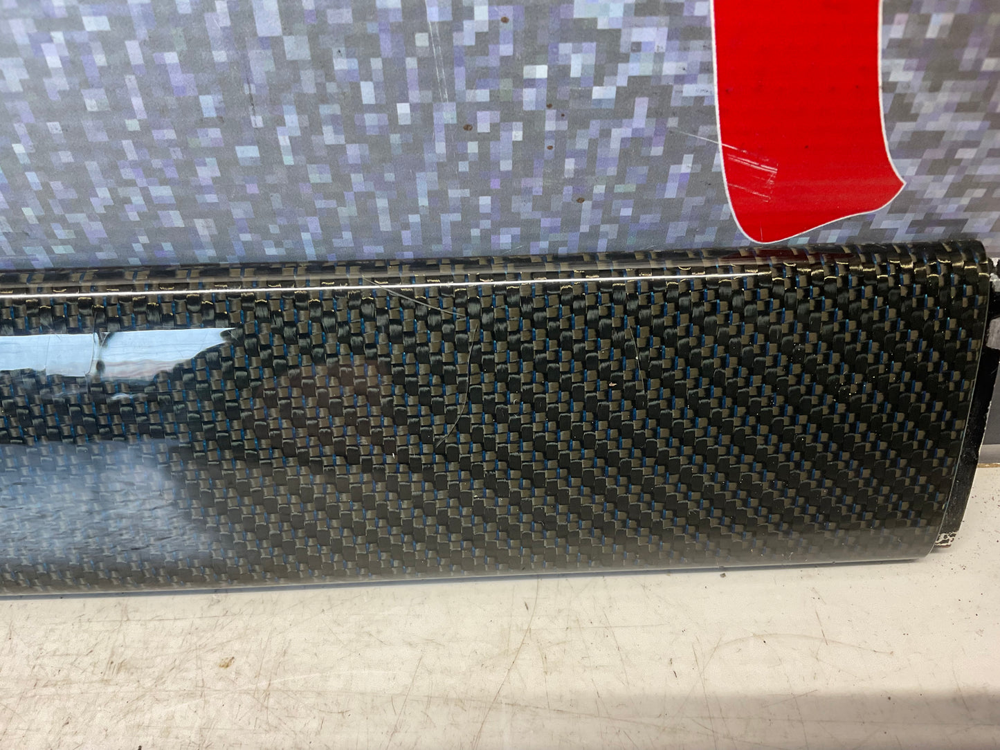 Passenger Rear Door Panel Carbon Fiber Trim Right  4A0867420  C4  UrS4