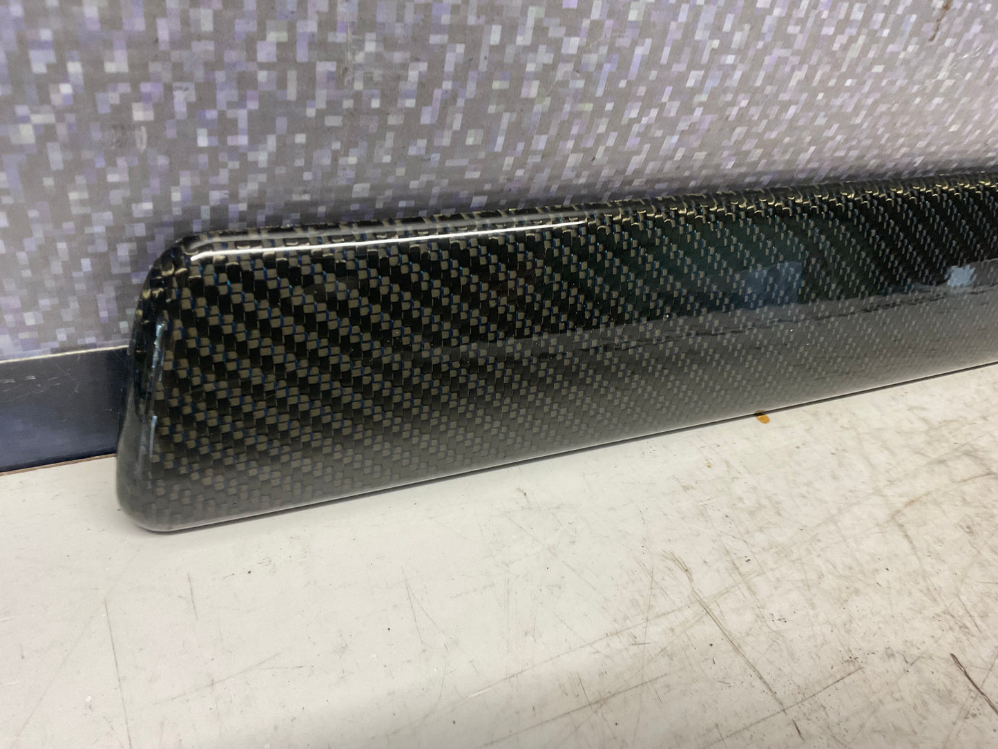 Passenger Rear Door Panel Carbon Fiber Trim Right  4A0867420  C4  UrS4