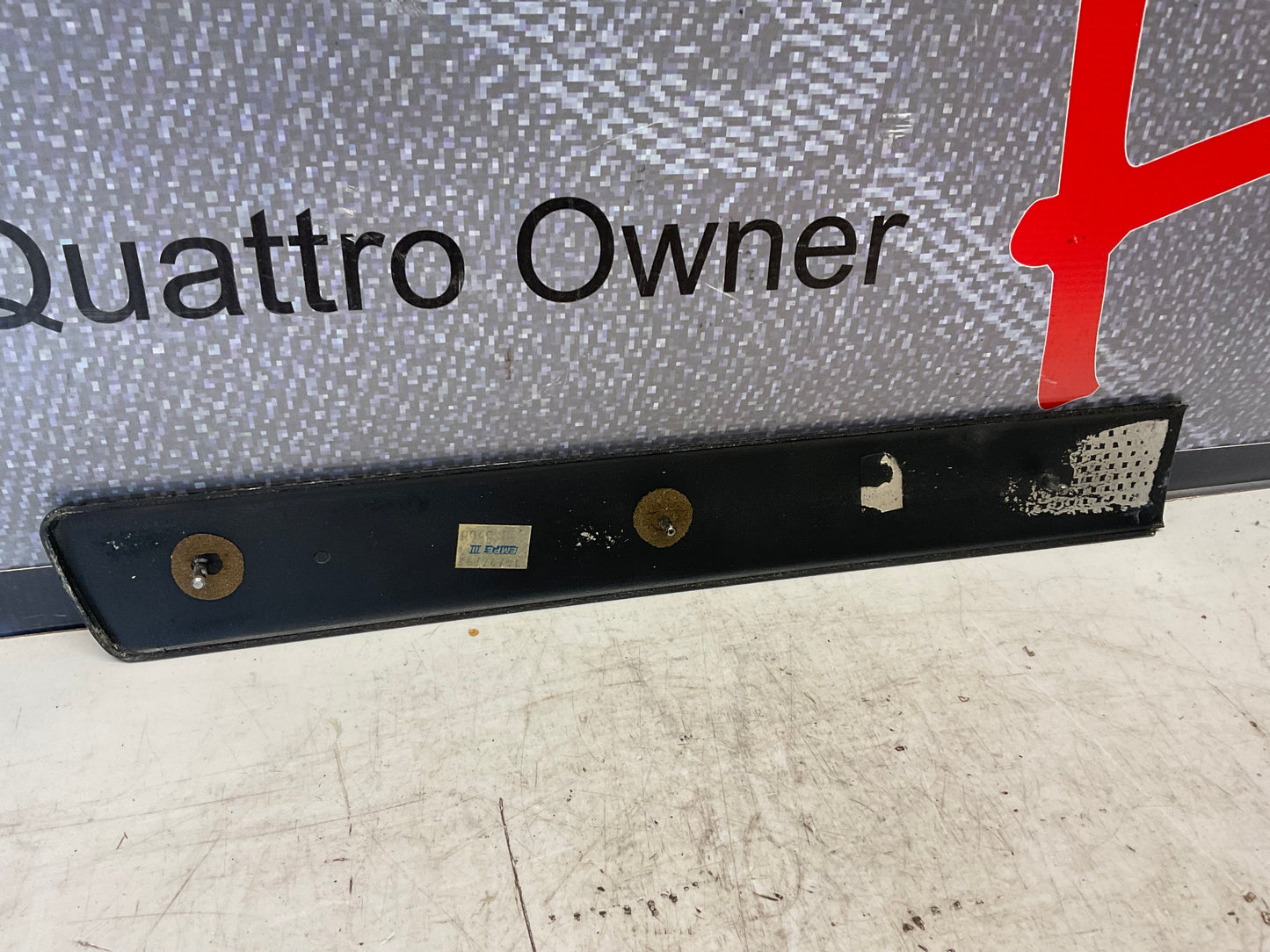 Passenger Rear Door Panel Carbon Fiber Trim Right  4A0867420  C4  UrS4