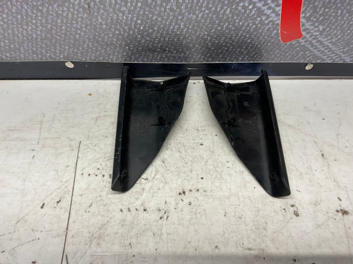 Rear Door Window Trim Cover Set  447857569A 447857570A  C3  D1  Black