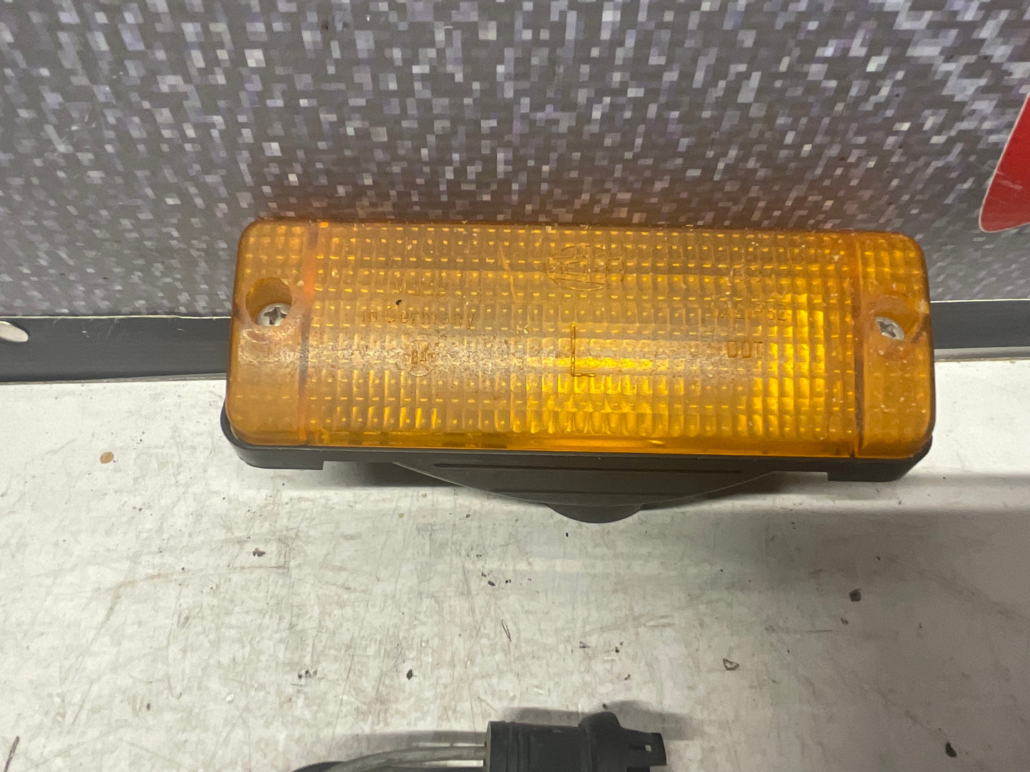Front Bumper Turn Signal Lens Left 4439530049F  Hella B2