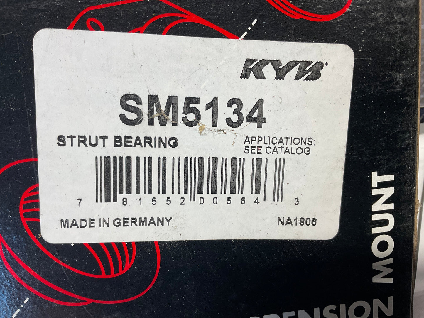 Front Strut Mount Bearing Pair  4A0412249  C4  KYB