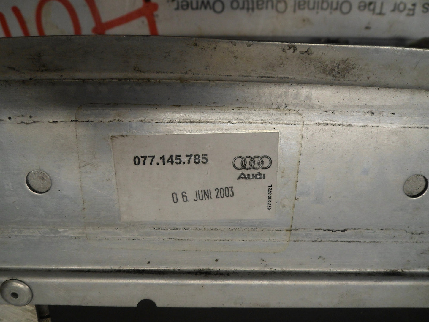 Intercooler 077145785