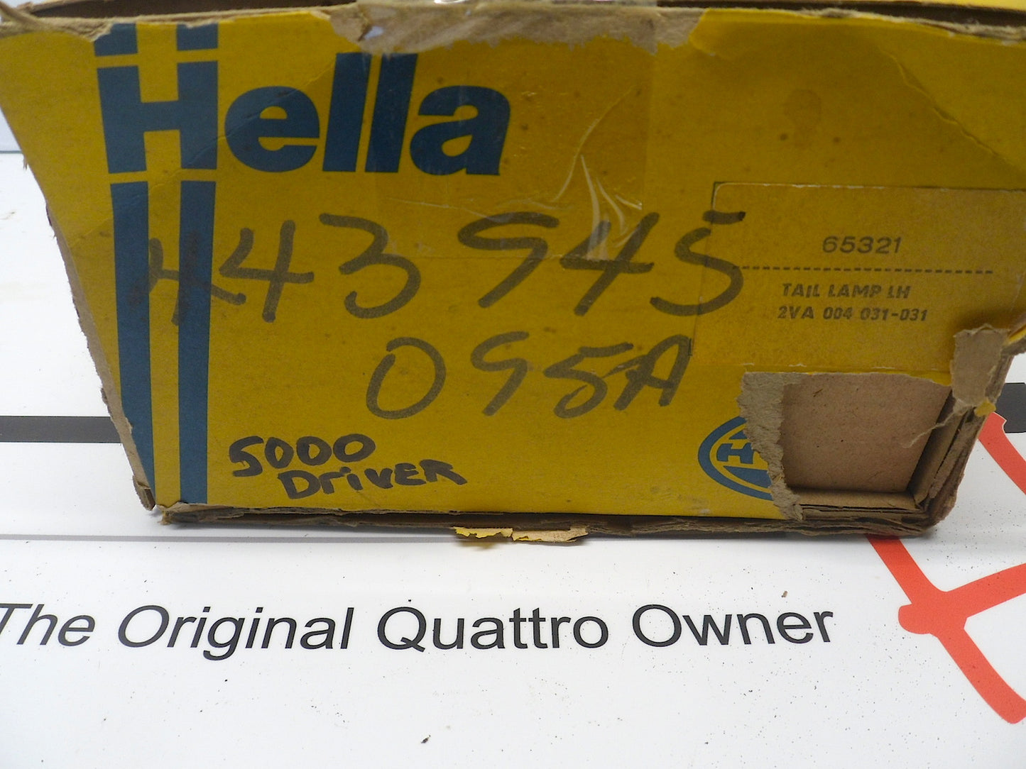 Driver Taillight 443945217 NOS