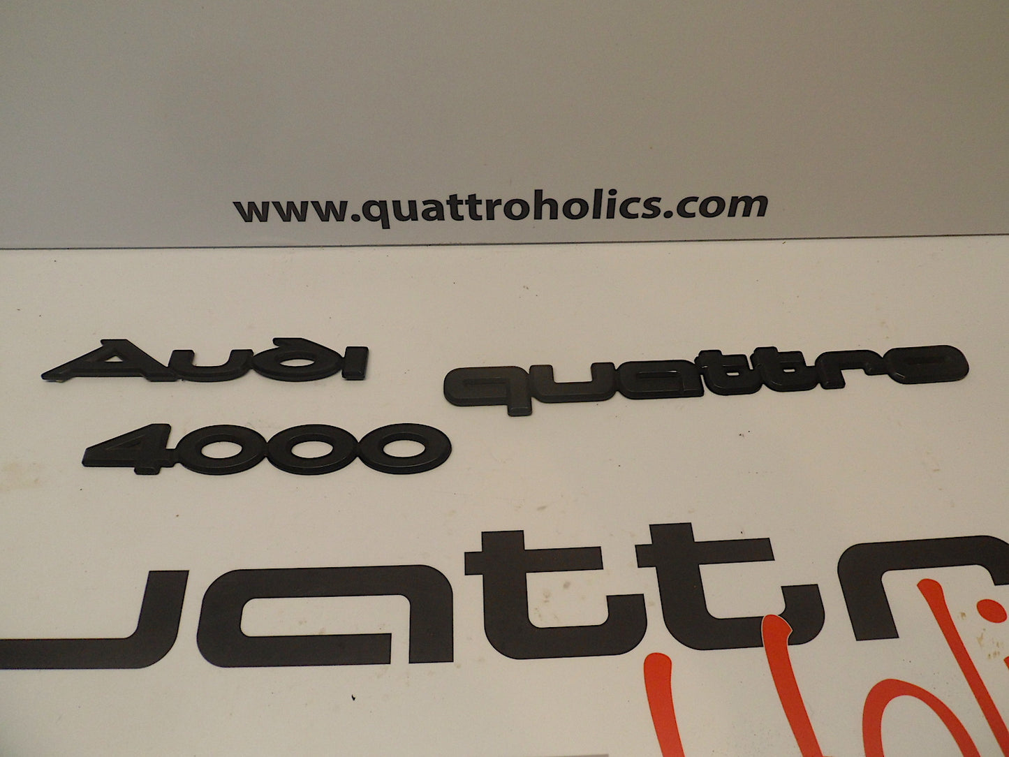 Trunk Badges 4000 Quattro