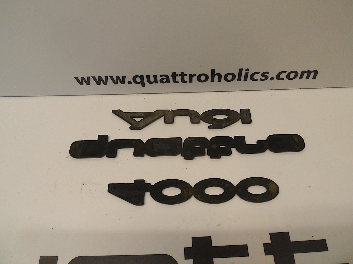Trunk Badges 4000 Quattro