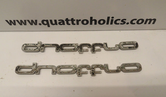 Rear Quattro Badges