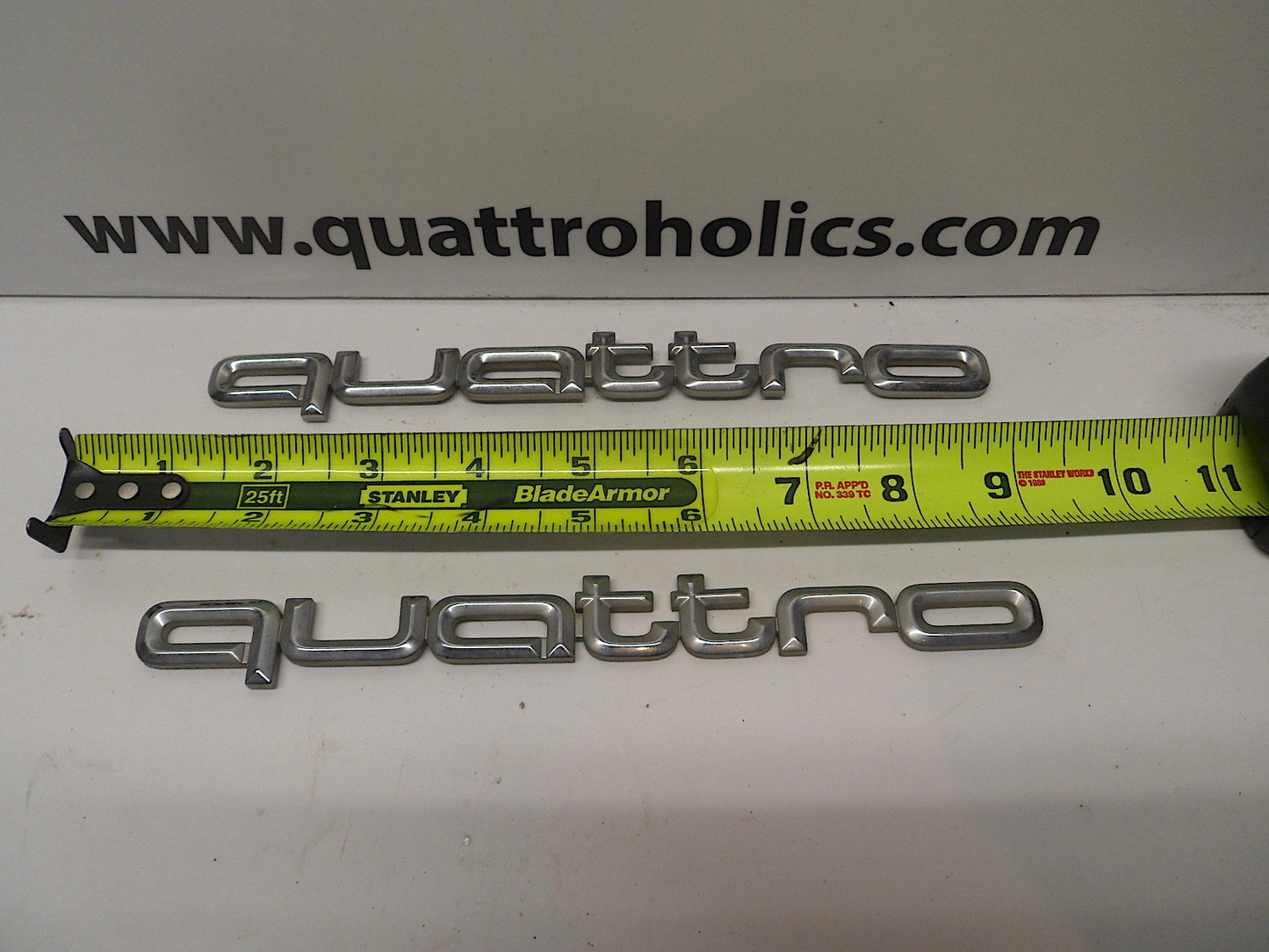 Rear Quattro Badges