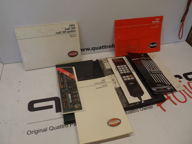 1991 200 Quattro Owners Manual complete