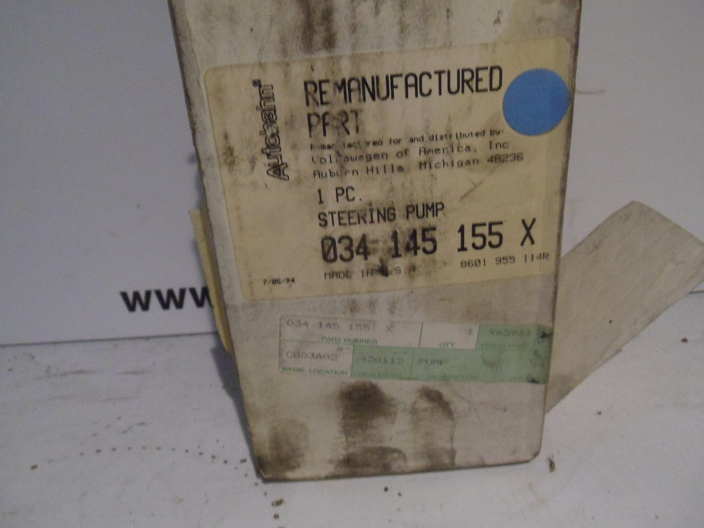Power Steering Pump 034145155X