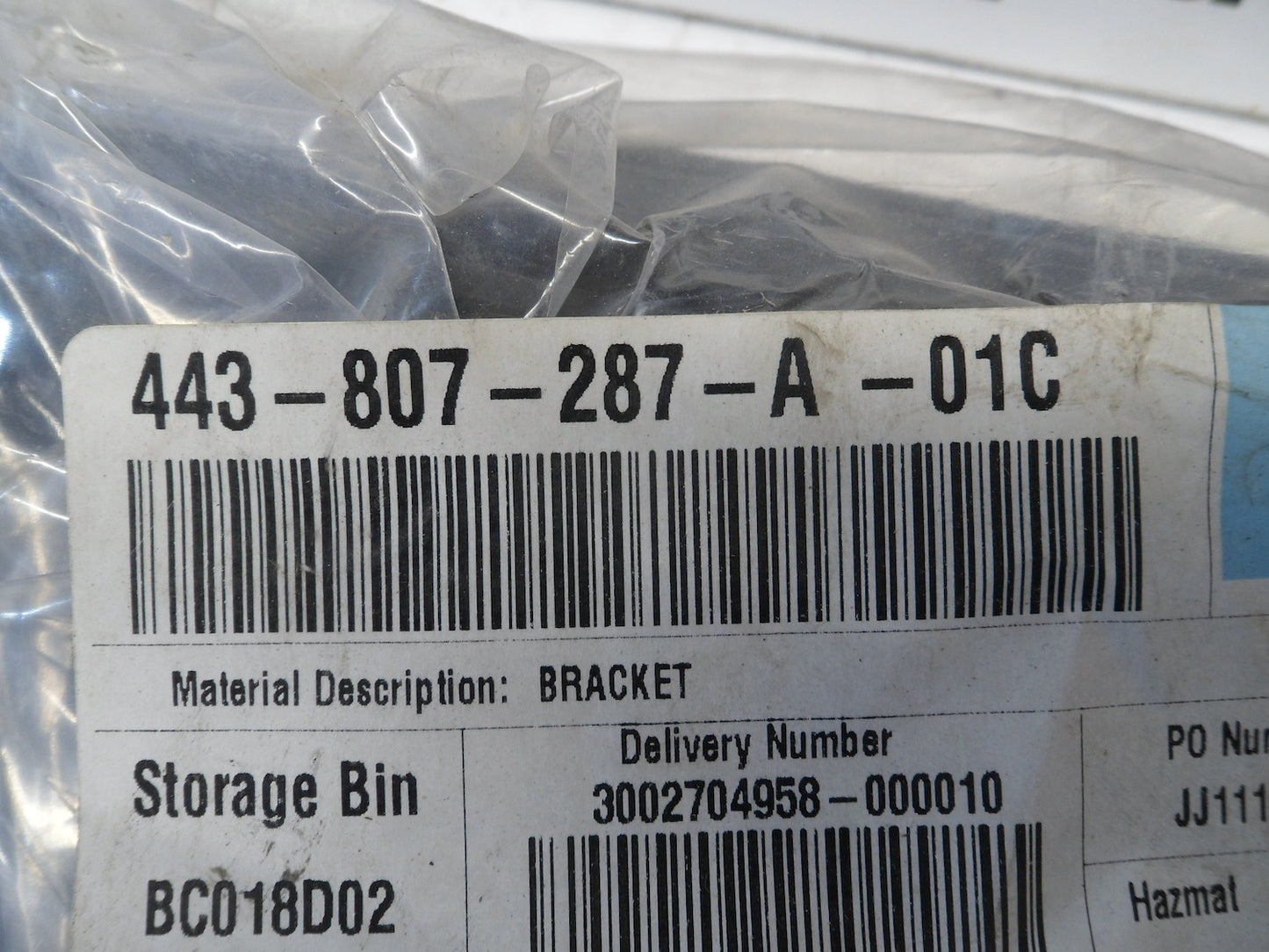License Plate Holder 443807287A NOS